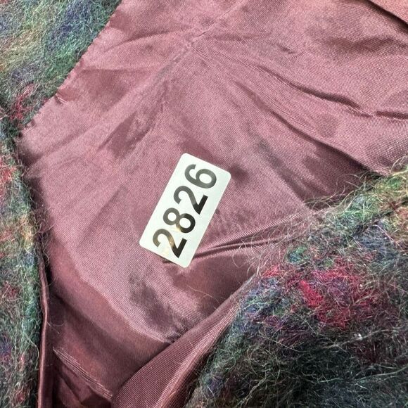 Freedom Wear Jacket Womens Medium made in Ireland Wool Mohair Green Button Up - Picture 8 of 10